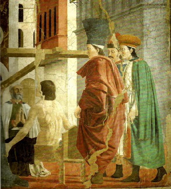 Piero della Francesca the legend of the true cross, detail china oil painting image